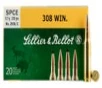 Sellier and Bellot Centerfire Rifle Brass  308 Win 150-Grain 20-Rounds SPCE 