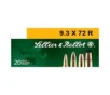 Sellier and Bellot 9 3mmX72R Soft Point 193 GR 20 Rounds 