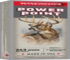Winchester Power Point Brass  243 WSSM 100 Grain 20-Rounds PP 