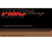 PMC Ammunition Bronze Target  308 Win 147-Grain 20-Rounds FMJBT 