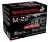 Winchester M-22 Ammo Brass  22 LR 40-Grain 1000-Rounds RN 