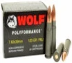 Wolf Performance Ammo Polyformance Steel 7 62 X 39 123-Grain 20-Rounds FMJ 