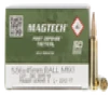 MagTech First Defense Tactical Rounds Brass 5 56 50-Rounds 55 Grain FMJ 