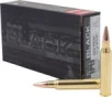 Hornady Black 75 Grain Boat Tail Hollow Point Brass  223 Rem 20Rds 