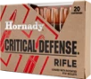 Hornady Critical Defense Nickel Plated Brass  308 Win 155-Grain 20-Rounds FTX 