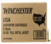 Winchester USA Lake City Brass 5 56 55-Grain 1000-Rounds FMJ Bulk 