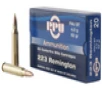 PPU Standard Rifle Brass  223 Rem 62-Grain 20-Rounds FMJBT 