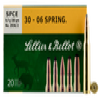 Sellier and Bellot Centerfire Rifle Brass  30-06 Springfield 150 Grain 20-Rounds SPCE 