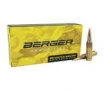 Berger Match Grade Rifle Ammunition 6mm Creedmoor 105 Grain 20-Rounds OTM 