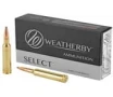 Weatherby Select Centerfire Rifle Rounds Brass 7mm Weatherby 154Gr 20-Rounds Hornady Interlock 
