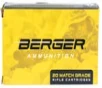 BERGER BULLETS TACTICAL 6 5 CREEDMOOR 130GR HYBRID OPEN TIP MATCH TACTICAL 20 ROUNDS PER BOX 