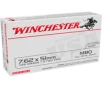Winchester USA Brass 7 62 X 51    308 Win 149-Grain 20-Rounds FMJ 
