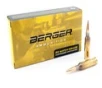 Berger Target Rifle Ammunition Brass 6mm Creedmoor 109-Grain 20-Rounds LRHT 
