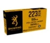Browning Training   Practice Brass  223 Rem 55 Grain 20-Rounds FMJ 