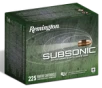 Remington Subsonic Rimfire Brass  22 LR 40 Grain 225-Rounds HP 