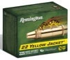 Remington Yellow Jacket Brass  22 LR 33-Grain 225-Rounds TCHP 
