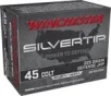 Winchester Silvertip Brass  45 Colt 225 Grain 20-Rounds JHP 