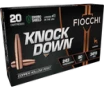 Fiocchi Knock Down Enviro Shield Brass  243 Win 80 Grain 20-Rounds HP 