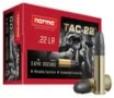 Norma Tac-22 Brass  22 LR 40 Grain 50-Rounds LRN 