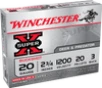 Winchester Super-X 20 Gauge 2 75  Chamber 3 Buck Shot 15 RDs 
