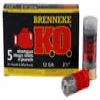 Brenneke K O  12 GA Slug 1 oz 5-Rounds 2 75  