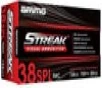 Ammo Inc  Streak Visual Red  38 SPL 158 Grain 50-Rounds TMC 