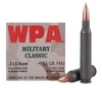 Wolf Performance Ammo Military Classic Steel  223 Rem 55 Gr 500-Rounds FMJ 