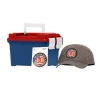 Hornady Frontier 250th Anniversary Ammo Can Red   White   Blue 5 56 55 Grain 250-Rounds Bulk FMJ w  Hat  Sticker 