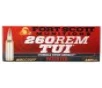 Fort Scott Munitions Tumble Upon Impact  TUI  260 Rem130 gr Solid Copper Spun  SCS  20 Per Box