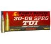 Fort Scott Munitions Tumble Upon Impact  TUI   30-06 Springfield 168 gr Solid Copper Spun  SCS  20 Per Box