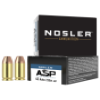 Nosler Assured Stopping Power 45 ACP 230 Gr  Jacketed Hollow Point 20 Box