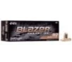 CCI Blazer Brass 9mm Luger 124 Gr  1090 fps Full Metal Jacket 50 Box