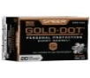 Speer Gold Dot Personal Protection Short Barrel 40 S W 180 gr 950 fps Hollow Point  HP  20 Box