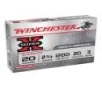 Winchester Super-X Buffered Buckshot 20 Gauge 2 75  1200 FPS 20 Pellets 3 Buck