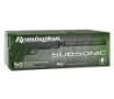  Remington Ammunition Subsonic 45 ACP 230 gr Flat Nose Enclosed Base 50 Per Box 