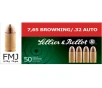 SELLIER   BELLOT 32 ACP 73 Grain FMJ Ammo  50 Round Box  SB32A 