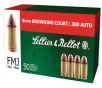 SELLIER   BELLOT 380ACP 90Gr Full Metal Jacket 50rd Box Handgun Ammo  SB380A 