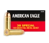 FEDERAL American Eagle 38 Special 130 Grain FMJ Ammo  50 Round Box  AE38K 