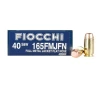 FIOCCHI 40 S W 165 Grain FMJTC Ammo  50 Round Box  40SWF 