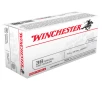 WINCHESTER USA 38 Special 130Gr Full Metal Jacket 50 500 Handgun Ammo  Q4171 