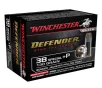 WINCHESTER PDX1 Defender 38 Special  P 130Gr Jacketed Hollow Point 20 200 Handgun Ammo  S38PDB 