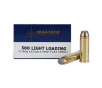MAGTECH 500 S W 325 Grain SJSP Flat Ammo  20 Round Box  500L 