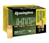 REMINGTON High Terminal Performance 45 Auto 185Gr Jacketed Hollow Point 20rd 20 Ct Box Handgun Ammo  21453 