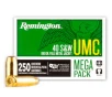 REMINGTON UMC  40 S W 180gr FMJ 250 Box Mega Pack Handgun Ammo  23779 