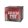 FORT SCOTT MUNITIONS 10mm SCS TUI 125 Gr 20rd Pistol Ammunition  10MM-125-SCV 