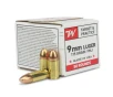 WINCHESTER AMMO USA White Box 9mm 115gr FMJ 50rd Box Handgun Ammo  W9MM50 