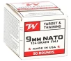 WINCHESTER AMMO USA White Box 9mm FMJ 124 GR 50rd Box Handgun Ammo  W9NATO50 
