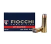 FIOCCHI 357 Mag  125 Grain SJHP Ammo  50 Round Box  357D 