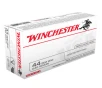 WINCHESTER USA 44 Rem Mag 240Gr Jacketed Soft Point 50rd Box Handgun Ammo  Q4240 