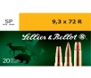 SELLIER   BELLOT 9 3x72mmR 193 Grain SP Ammo  20 Round Box  SB9372RA 